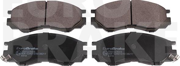 Eurobrake 5502223023 - Kit pastiglie freno, Freno a disco autozon.pro