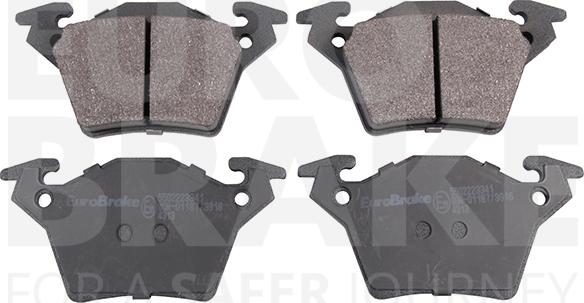 Eurobrake 5502223341 - Kit pastiglie freno, Freno a disco autozon.pro