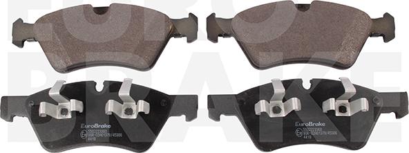 Eurobrake 5502223360 - Kit pastiglie freno, Freno a disco autozon.pro