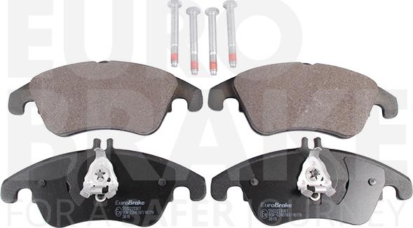 Eurobrake 5502223367 - Kit pastiglie freno, Freno a disco autozon.pro