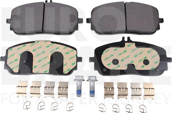 Eurobrake 55022233104 - Kit pastiglie freno, Freno a disco autozon.pro