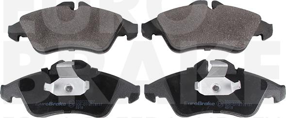 Eurobrake 5502223327 - Kit pastiglie freno, Freno a disco autozon.pro