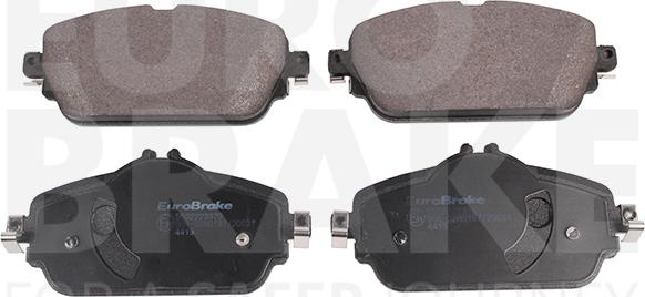 Eurobrake 5502223379 - Kit pastiglie freno, Freno a disco autozon.pro