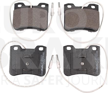 Eurobrake 5502223721 - Kit pastiglie freno, Freno a disco autozon.pro