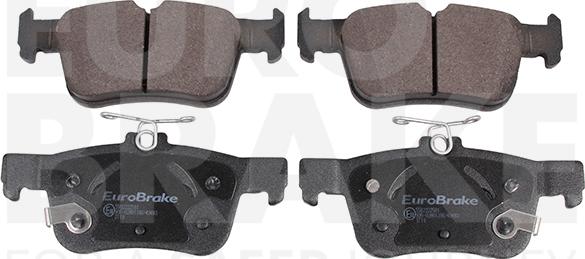 Eurobrake 5502222581 - Kit pastiglie freno, Freno a disco autozon.pro