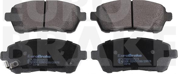 Eurobrake 5502222573 - Kit pastiglie freno, Freno a disco autozon.pro