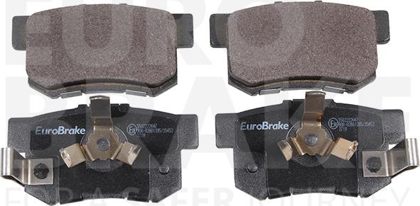 Eurobrake 5502222647 - Kit pastiglie freno, Freno a disco autozon.pro