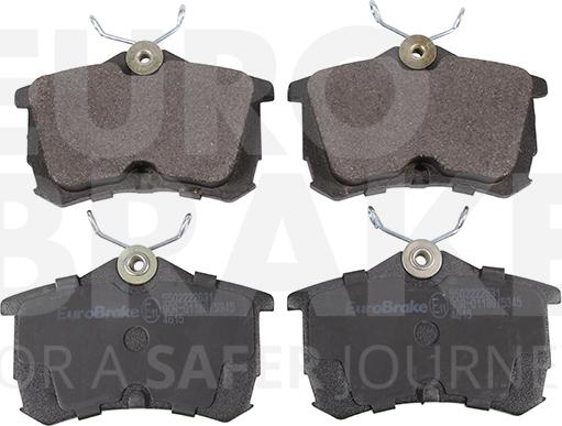 Eurobrake 5502222631 - Kit pastiglie freno, Freno a disco autozon.pro