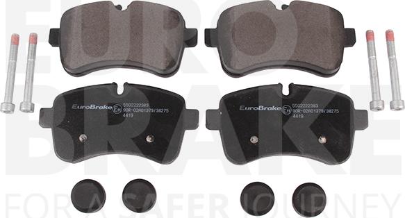 Eurobrake 5502222383 - Kit pastiglie freno, Freno a disco autozon.pro