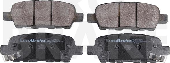 Eurobrake 5502222257 - Kit pastiglie freno, Freno a disco autozon.pro