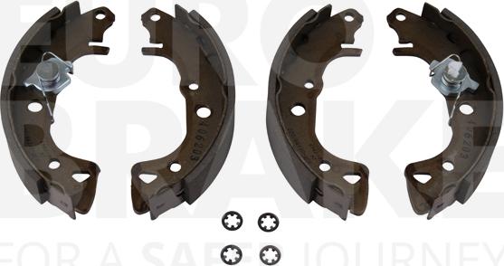 Eurobrake 58492799488 - Kit ganasce freno autozon.pro