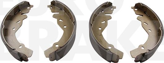 Eurobrake 58492793667 - Kit ganasce freno autozon.pro