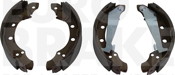 Eurobrake 58492747345 - Kit ganasce freno autozon.pro