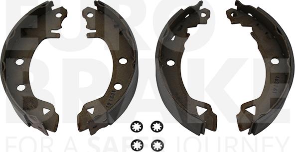 Eurobrake 58492710487 - Kit ganasce freno autozon.pro