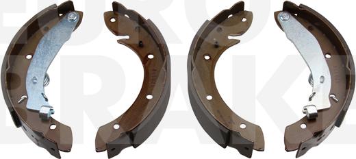 Eurobrake 58492739599 - Kit ganasce freno autozon.pro