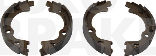 Eurobrake 58492734790 - Kit ganasce, Freno stazionamento autozon.pro