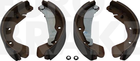 Eurobrake 58492736540 - Kit ganasce freno autozon.pro