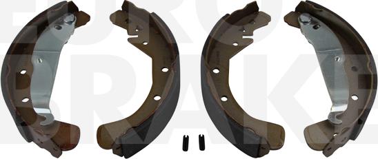 Eurobrake 58492736589 - Kit ganasce freno autozon.pro