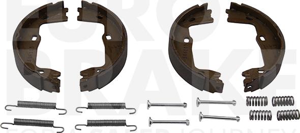 Eurobrake 58492736869 - Kit ganasce, Freno stazionamento autozon.pro