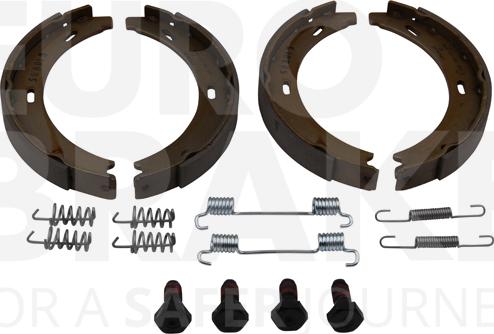 Eurobrake 58492733868 - Kit ganasce, Freno stazionamento autozon.pro