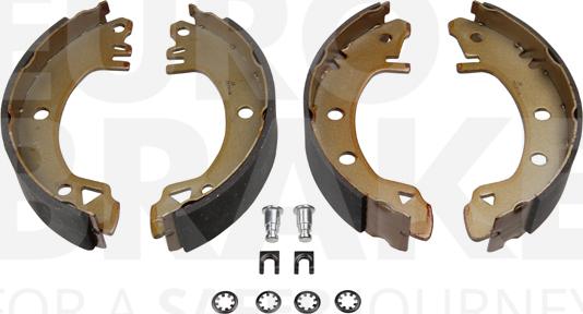 Eurobrake 58492725375 - Kit ganasce freno autozon.pro