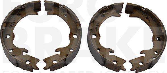 Eurobrake 58492726650 - Kit ganasce freno autozon.pro