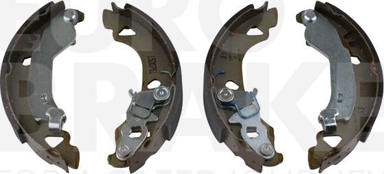 Eurobrake 58492723547 - Kit ganasce freno autozon.pro