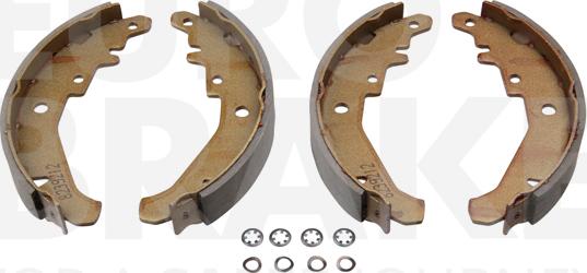 Eurobrake 58492723658 - Kit ganasce freno autozon.pro