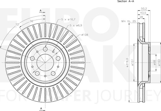 Eurobrake 5815314862 - Discofreno autozon.pro