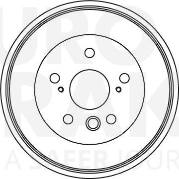 Eurobrake 5825254518 - Tamburo freno autozon.pro