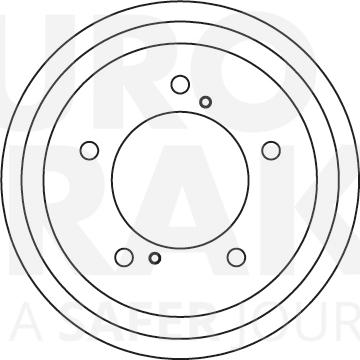 Eurobrake 5825255213 - Tamburo freno autozon.pro