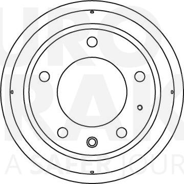 Eurobrake 5825251212 - Tamburo freno autozon.pro