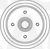 Eurobrake 5825252538 - Tamburo freno autozon.pro