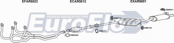 EuroFlo AR14517 1001 - Impianto gas scarico autozon.pro