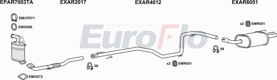 EuroFlo AR15920D 2004A00 - Impianto gas scarico autozon.pro