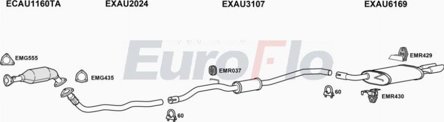 EuroFlo AUA420D 2015B - Impianto gas scarico autozon.pro