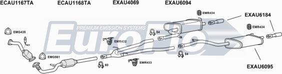 EuroFlo AUA630D 2001A - Impianto gas scarico autozon.pro