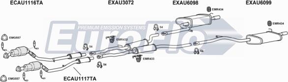 EuroFlo AUA632 2004A - Impianto gas scarico autozon.pro