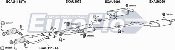 EuroFlo AUA632 2004B - Impianto gas scarico autozon.pro