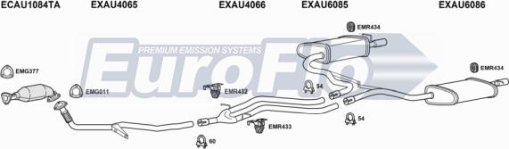 EuroFlo AUA620 2008C - Impianto gas scarico autozon.pro