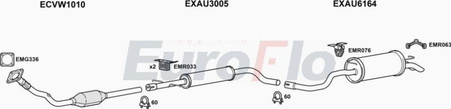 EuroFlo AUA318 1004A00 - Impianto gas scarico autozon.pro