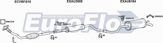 EuroFlo AUA318 1004A - Impianto gas scarico autozon.pro