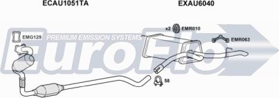 EuroFlo AUA214D 1004 - Impianto gas scarico autozon.pro