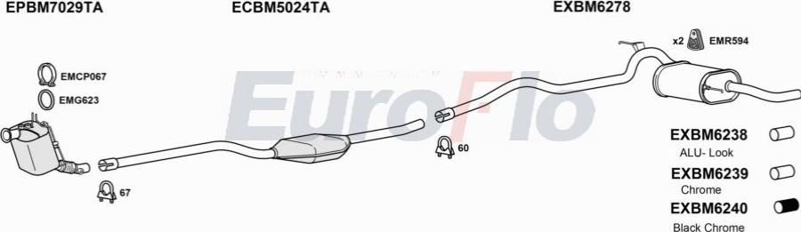 EuroFlo BM42020D 4001 - Impianto gas scarico autozon.pro