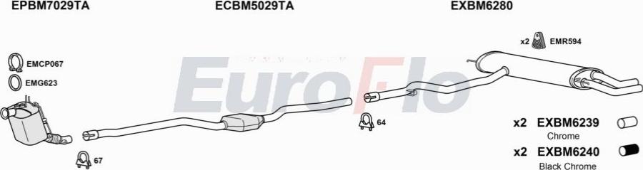 EuroFlo BM42020D 4009 - Impianto gas scarico autozon.pro