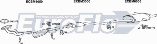 EuroFlo BM31819 4004A - Impianto gas scarico autozon.pro