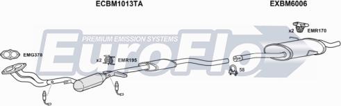 EuroFlo BM31819 4004D - Impianto gas scarico autozon.pro