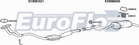 EuroFlo BM31616 3004 - Impianto gas scarico autozon.pro