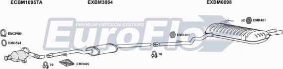 EuroFlo BM32530D 4001A - Impianto gas scarico autozon.pro