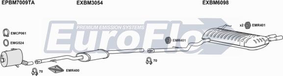 EuroFlo BM32530D 4001C - Impianto gas scarico autozon.pro